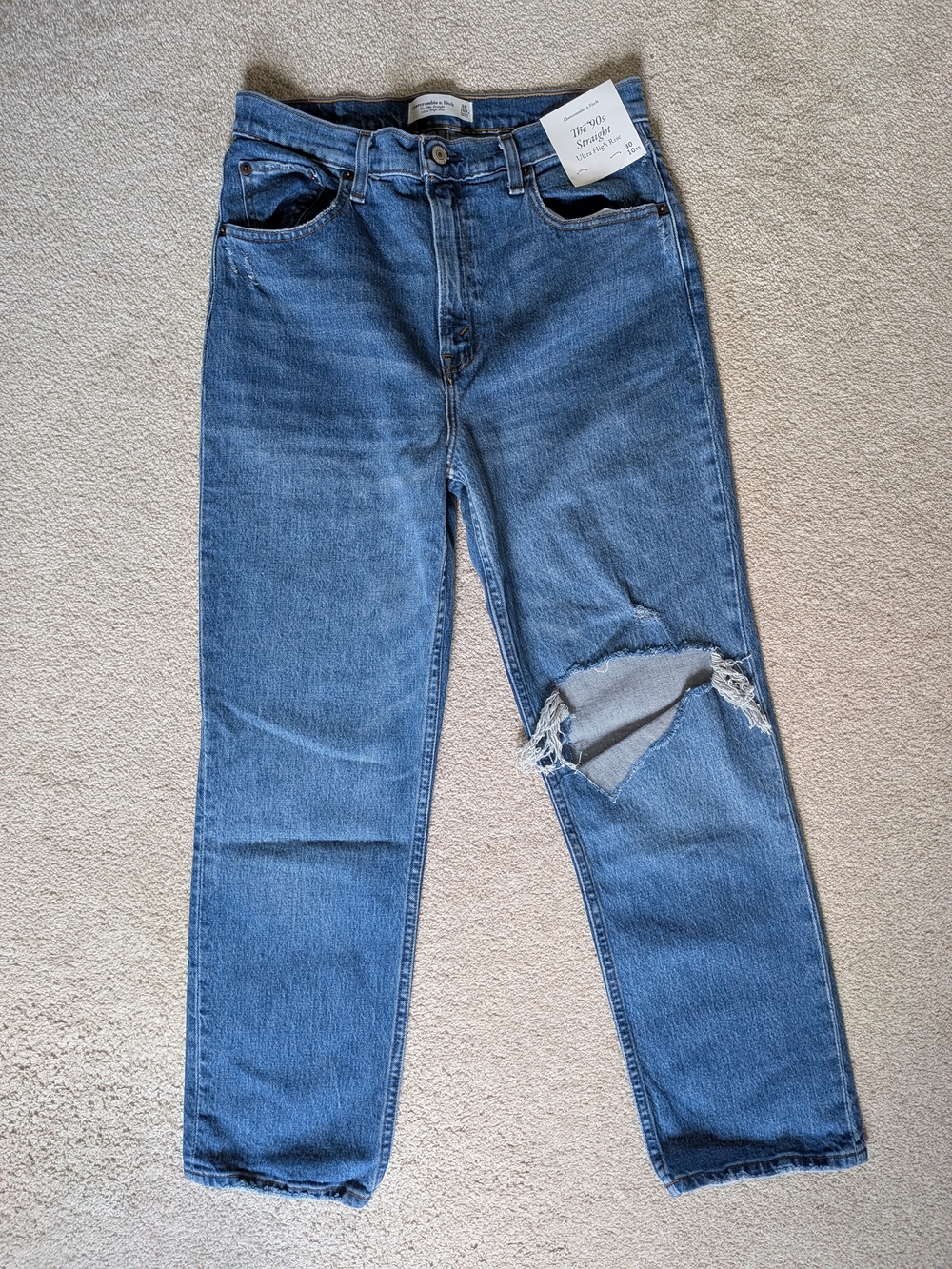 Abercrombie & Fitch 90s Straight Ultra High Rise Jeans